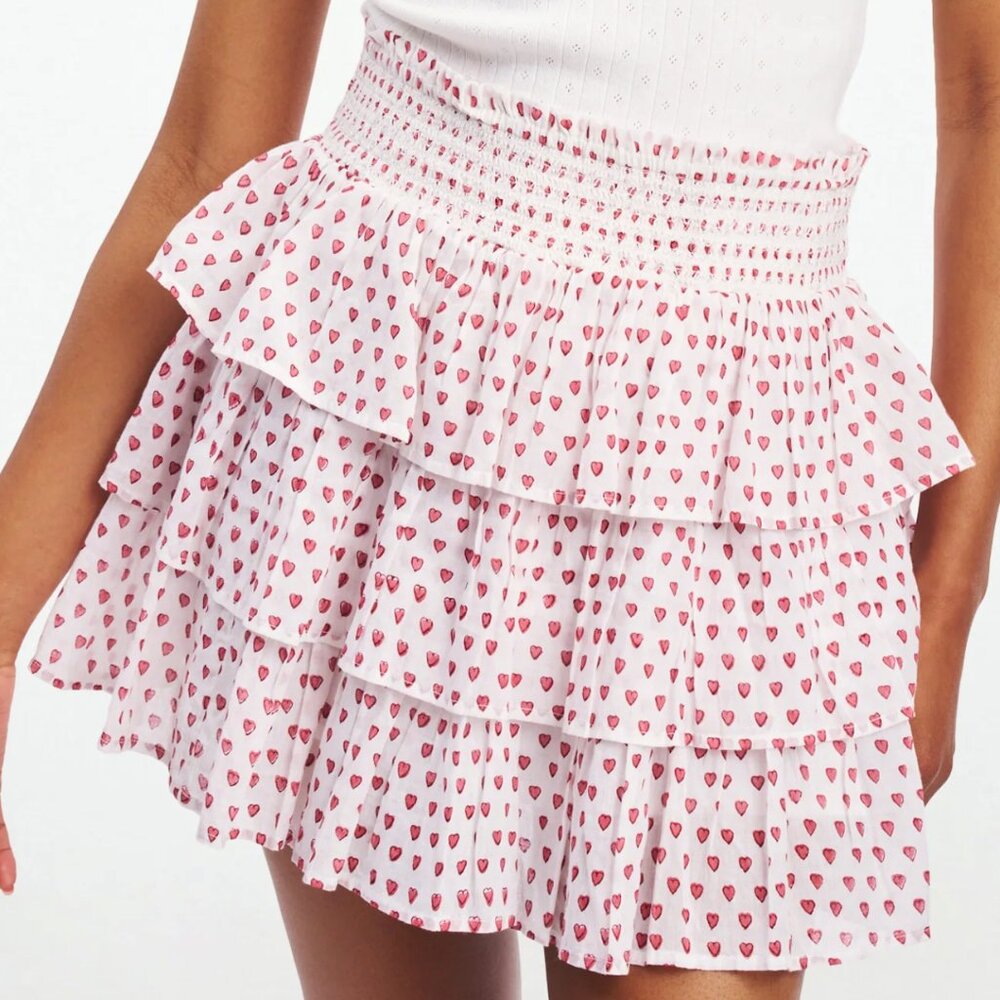Roberta Roller Rabbit heart skirt in size XS